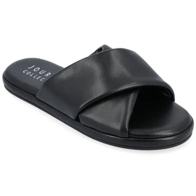 Journee Collection Women's Tru Comfort Foam Addilynn Sandal In Black