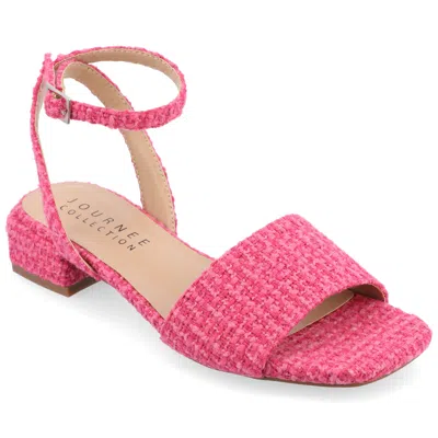 Journee Collection Women's Tru Comfort Foam Adleey Sandals In Pink