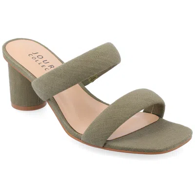Journee Collection Women's Tru Comfort Foam Aniko Sandals In Green