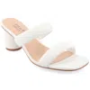 Journee Collection Women's Tru Comfort Foam Aniko Sandals In White