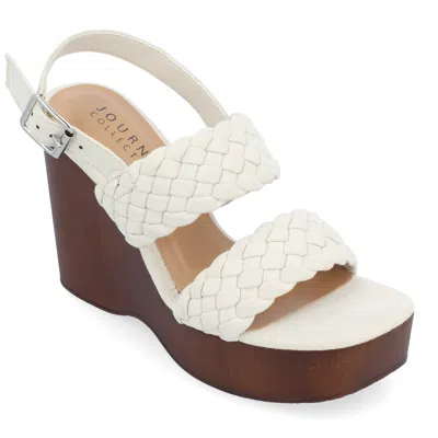 Journee Collection Collection Women's Tru Comfort Foam Ayvee Sandals In White