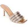 Journee Collection Women's Tru Comfort Foam Calliope Pump In Silver