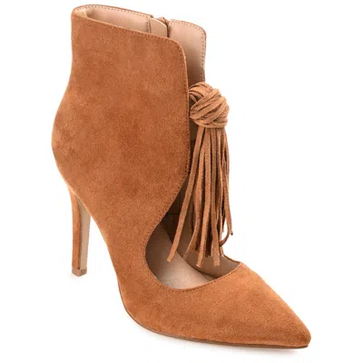 Journee Collection Collection Women's Tru Comfort Foam Cameron Bootie In Brown