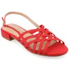 Journee Collection Women's Tru Comfort Foam Cassandra Sandals In Red