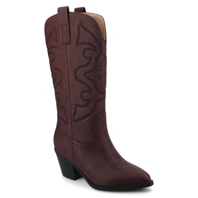 Journee Collection Women's Tru Comfort Foam Chantry Boot In Red