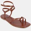 Journee Collection Women's Tru Comfort Foam Charra Sandals In Brown