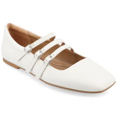 Journee Collection Women's Tru Comfort Foam Darlin Flats In White