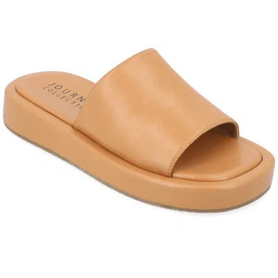 Journee Collection Collection Women's Tru Comfort Foam Denrie Sandals In Tan