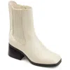 Journee Collection Women's Tru Comfort Foam Desree Bootie In White