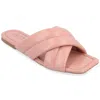 Journee Collection Tru Comfort Divyah Sandal In Mauve