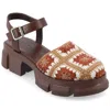 JOURNEE COLLECTION COLLECTION WOMEN'S TRU COMFORT FOAM DORIT SANDALS