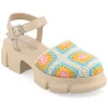 Journee Collection Women's Tru Comfort Foam Dorit Sandals In Multi