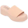Journee Collection Collection Women's Tru Comfort Foam Emani Sandal In Gold