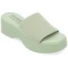 Journee Collection Collection Women's Tru Comfort Foam Emani Sandal In Green