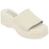 Journee Collection Women's Tru Comfort Foam Emani Sandal In White