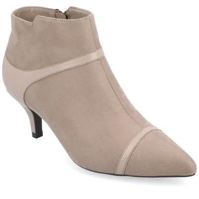 Journee Collection Women's Tru Comfort Foam Embrie Booties In Grey