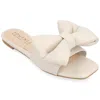 Journee Collection Tru Comfort Foam Fayre Bow Flat In Sand