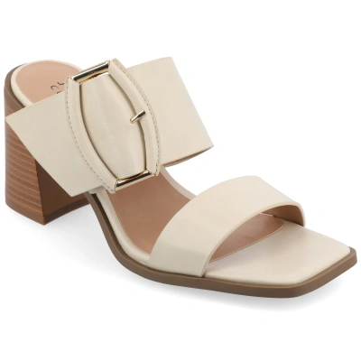 Journee Collection Collection Women's Tru Comfort Foam Junie Sandals In Beige