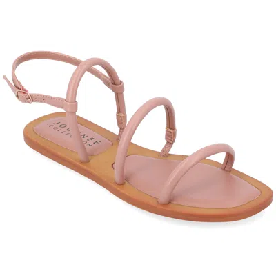 Journee Collection Collection Women's Tru Comfort Foam Karrio Sandals In Gold