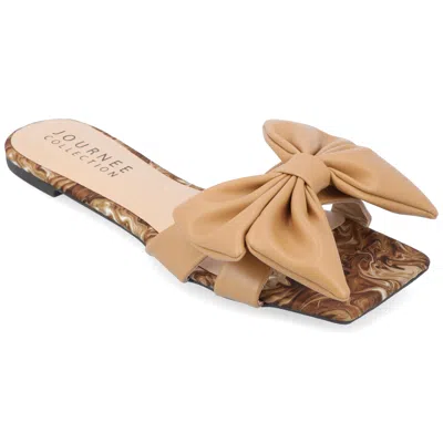 Journee Collection Women's Tru Comfort Foam Kealla Sandals In Brown
