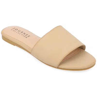 Journee Collection Women's Tru Comfort Foam Kolinna Wide Width Sandals In Brown