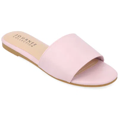 Journee Collection Women's Tru Comfort Foam Kolinna Wide Width Sandals In Pink