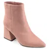 Journee Collection Women's Tru Comfort Foam Mylow Bootie In Gold