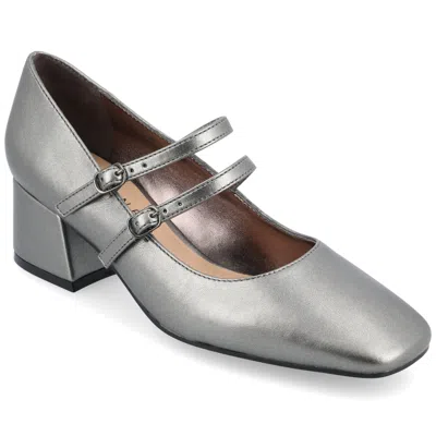 Journee Collection Women's Tru Comfort Foam Nally Pumps In Silver