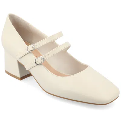 Journee Collection Women's Tru Comfort Foam Nally Pumps In White