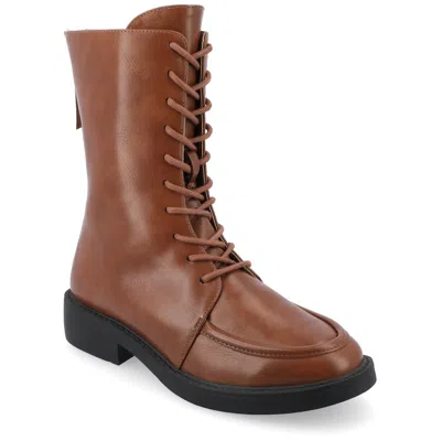 Journee Collection Women's Tru Comfort Foam Nikks Booties In Brown