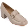 Journee Collection Women's Tru Comfort Foam Nysaa Pumps In Grey