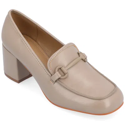 Journee Collection Women's Tru Comfort Foam Nysaa Pumps In Grey
