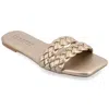 Journee Collection Women's Tru Comfort Foam Sawyerr Sandals In Gold