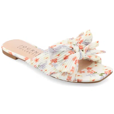 Journee Collection Collection Women's Tru Comfort Foam Serlina Wide Width Sandal In Light Floral