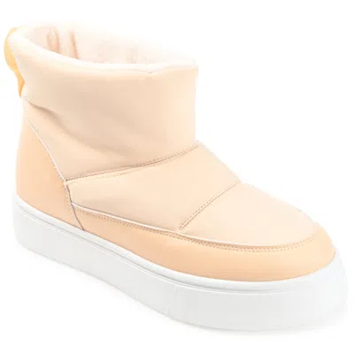 Journee Collection Women's Tru Comfort Foam Sethie Boot In Beige