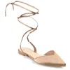 Journee Collection Women's Tru Comfort Foam Theia Flat In Grey