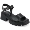 Journee Collection Women's Tru Comfort Foam Tillee Sandals In Black