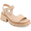 Journee Collection Women's Tru Comfort Foam Tillee Sandals In Brown