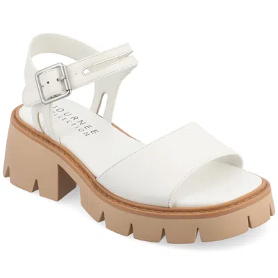 Journee Collection Women's Tru Comfort Foam Tillee Sandals In White