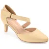 Journee Collection Collection Women's Tru Comfort Foam Wide Width Tillis Pump In Beige