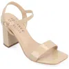 Journee Collection Women's Tru Comfort Foam Tivona Wide Width Sandals In Beige