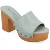 Journee Collection Women's Tru Comfort Foam Veda Sandals In Green