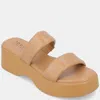 Journee Collection Women's Tru Comfort Foam Veradie Sandals In Brown