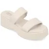 Journee Collection Women's Tru Comfort Foam Veradie Sandals In White