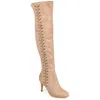 Journee Collection Women's Tru Comfort Foam Wide Calf Abie Boot In Grey