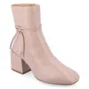 Journee Collection Collection Women's Tru Comfort Foam Wide Width Beverley Booties In Gold