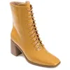 Journee Collection Women's Tru Comfort Foam Wide Width Covva Bootie In Brown
