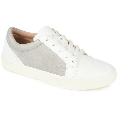 Journee Collection Women's Tru Comfort Foam Wide Width Lynz Sneakers In Grey