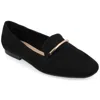 Journee Collection Women's Tru Comfort Foam Wide Width Wrenn Flats In Black