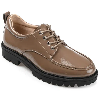 Journee Collection Women's Tru Comfort Foam Wide Width Zina Flat In Grey